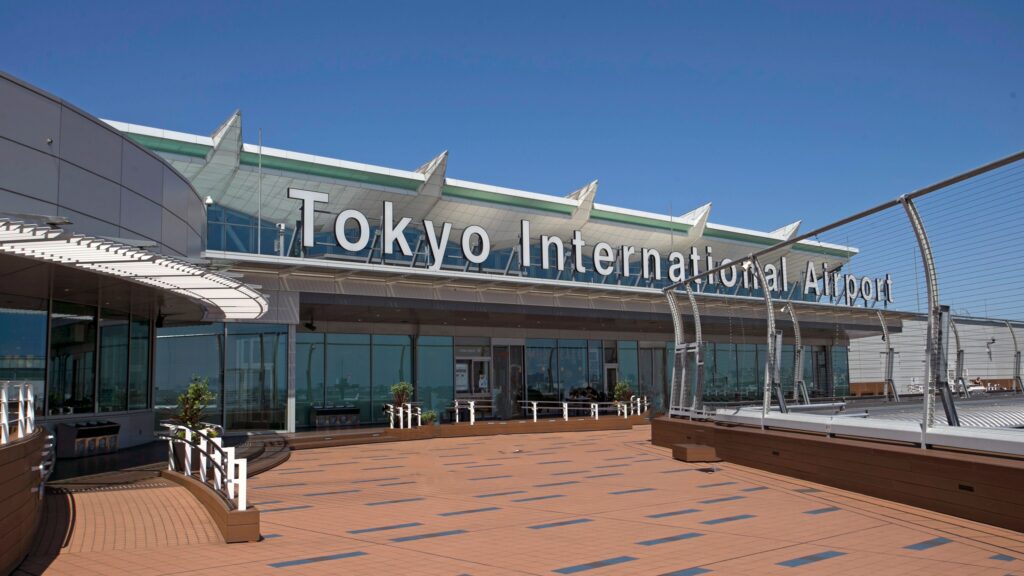 Tokyo International Airport illustrating international flights and airfare booking