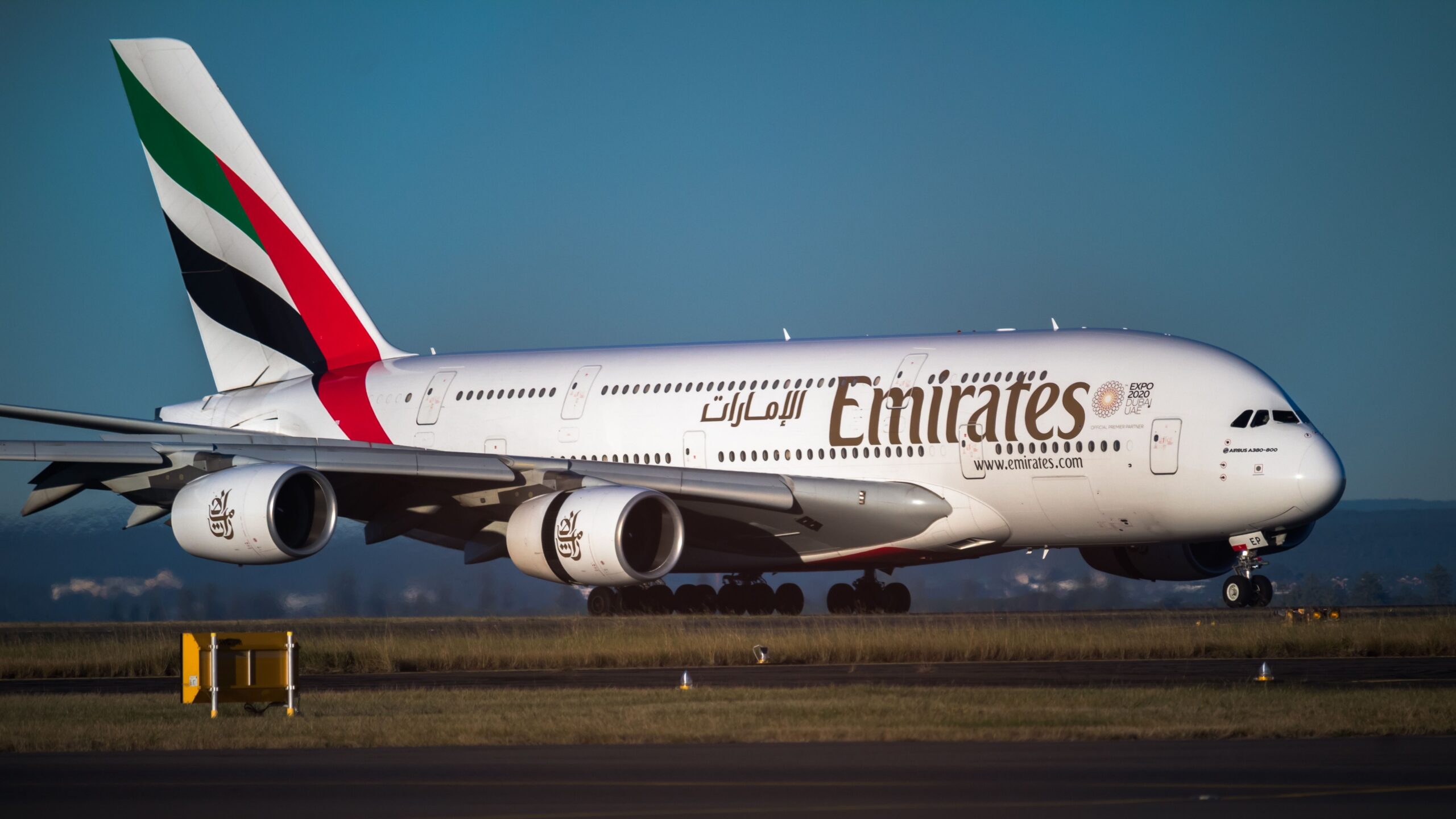 Emirates Airbus A380 representing airline miles and can be a good award redemption